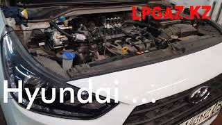 Установка гбо на Hyundai Accent газ на авто