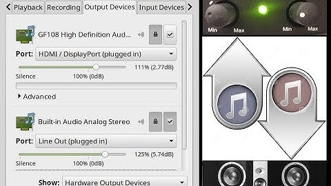 sound controls in XFCE