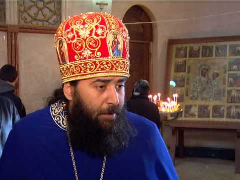 ასურელები პატრიარქთან აქცია დევნილი ქრისტიანების მხარდასაჭერად