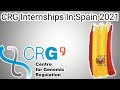 Crg internships in spain 2021 for pakistani students  fully funded