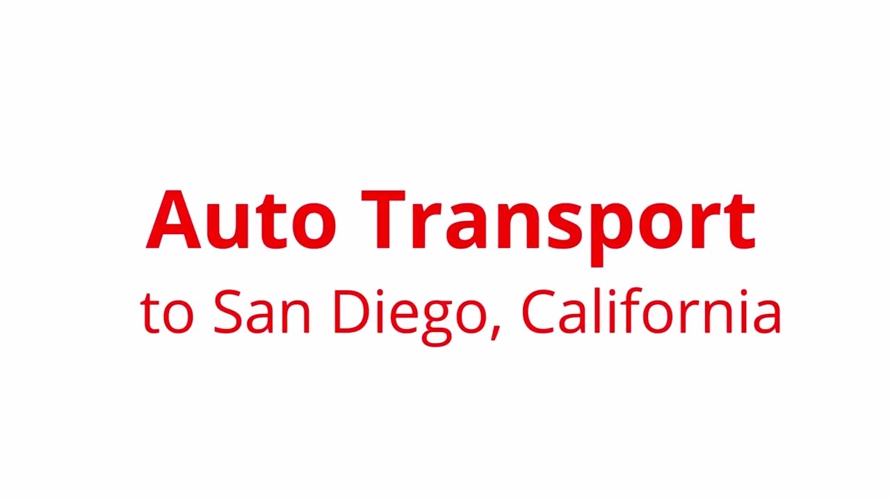 American Auto Shipping Auto Transport to San Diego, California 800