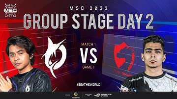 [EN] MSC Group Stage Day 2 | TODAK VS TEAM OCCUPY | Game 1