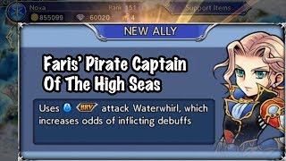Faris, Pirate Captain Of the High Seas Event Final Fantasy Opera Omnia