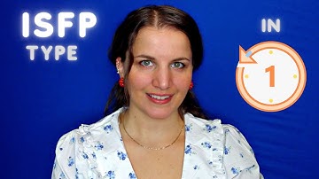 ISFP personality type explained in 60 secs