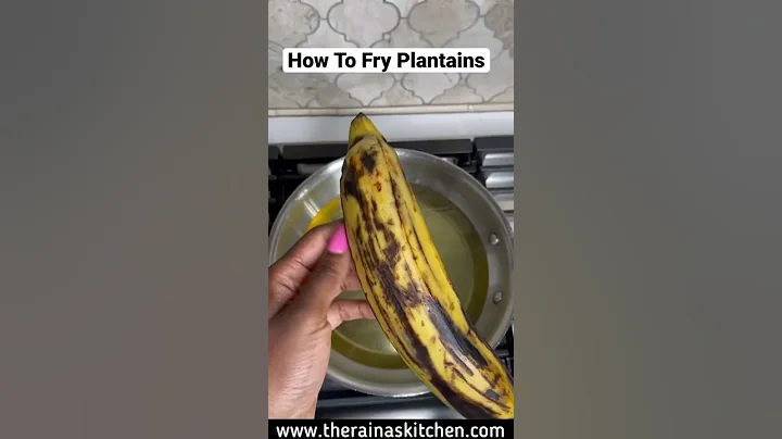 How To Make The Best Fried Plantains|The Rainas Ki...