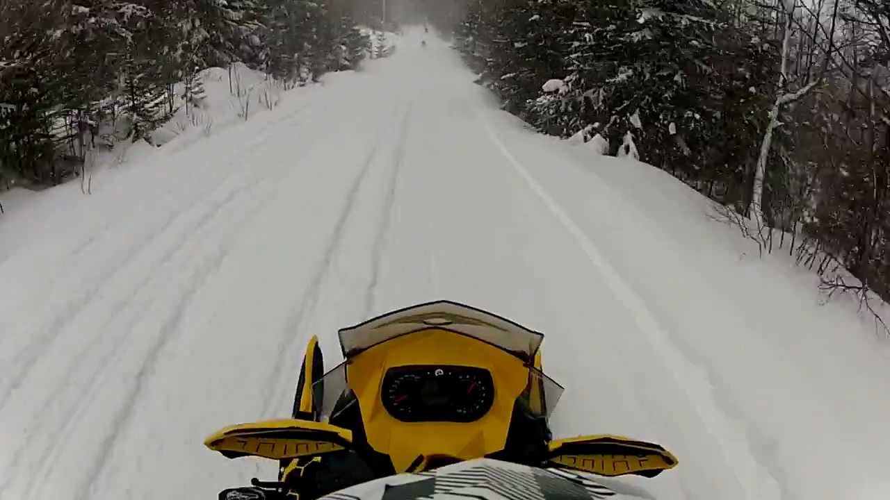 2012 Ski Doo VIP Demo Tour (Rangeley Maine) YouTube