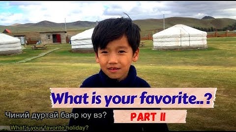 MONGOLIANS answer SIMPLE QUESTIONS: What