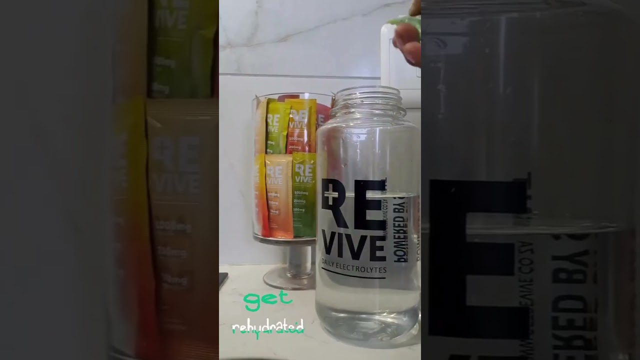 Replenishing in progress. REVIVE Daily Electrolytes ft. @mbali_banting