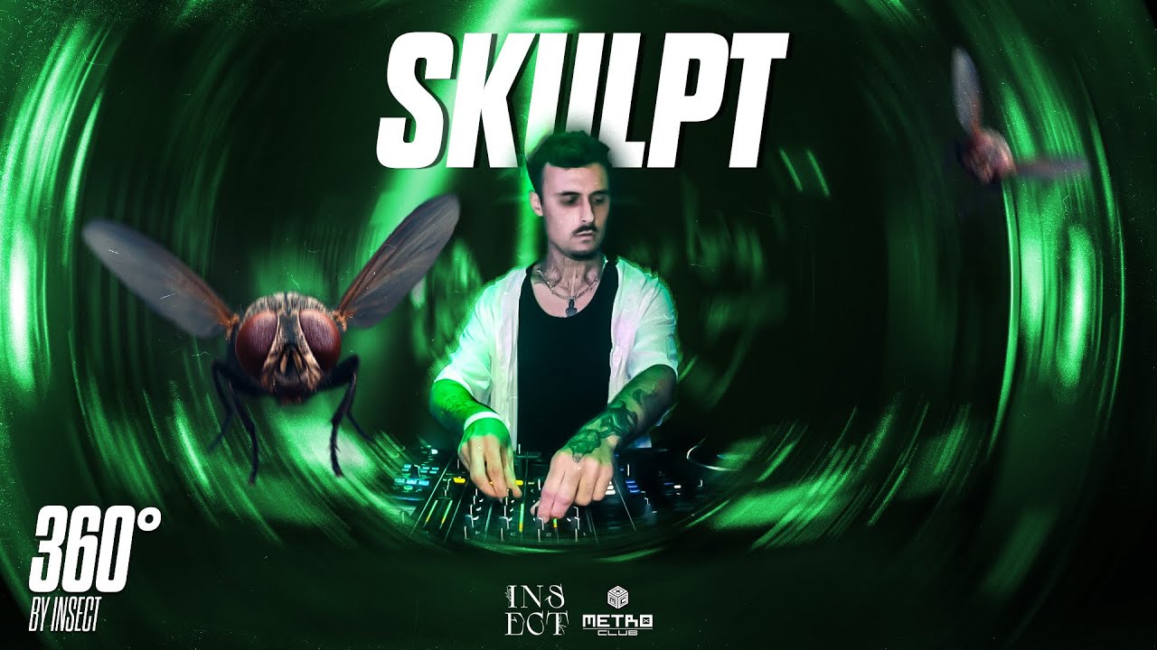 SKULPT - 360 INSECT @ METRO CLUB DJ SET #29 I Drum & Bass Neurofunk DJ Set in 360°
