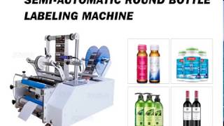 How to use Semi-automatic XL-T801 Model PET Bottle Labeling Machine