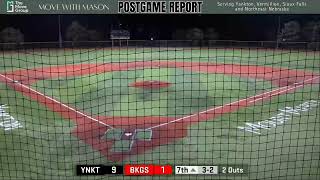 Brookings Bobcats vs Yankton Bucks (Baseball)(Class A Playoff Series)