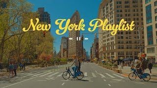 [Playlist] 듣는 순간, 꿈의 도시 뉴욕에 도착 | 뉴욕 감성 플레이리스트🗽 미국 가고싶을 때