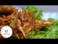 🍤 Crispy Sweet Potato Shrimp Cakes Merry Christmas | Subtitles | Food Recipe | KN Home 24