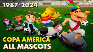 Every Copa América Mascot in 3D (1987–2024)