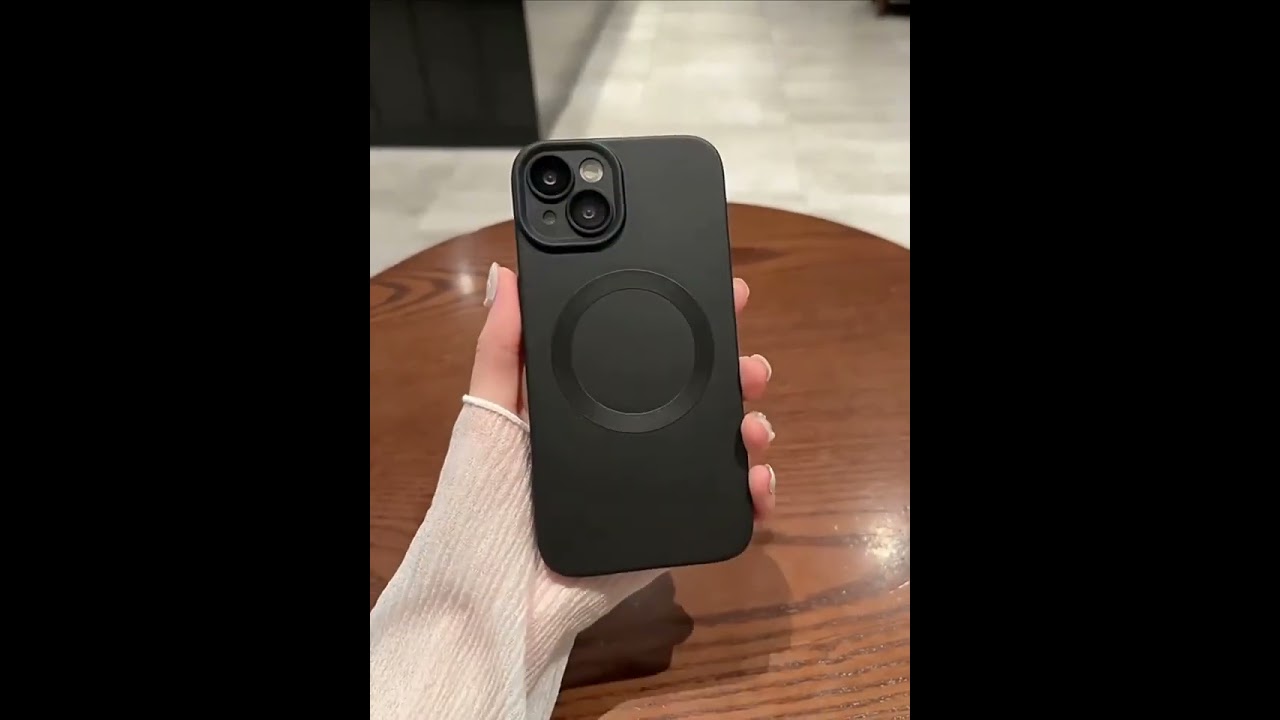 Силіконовий чохол "TPU Matte" with MagSafe для Apple iPhone 13 Чорний