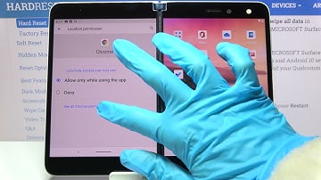 How to Change Apps Permissions on MICROSOFT Surface Duo - Manage Apps Permissions