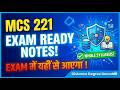 MCS 221 Complete Notes | Data Mining &amp; Data Warehousing Important Questions (IGNOU MCA) #ignou