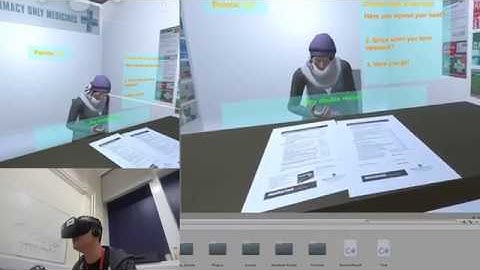 VR Pharmacy App Voice Recognition Unity