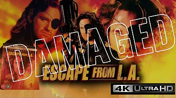 Escape from L.A. 4K BLU-RAY UNBOXING ~ DAMAGED ☹️ #kurtrussell #johncarpenter #4k #unboxing