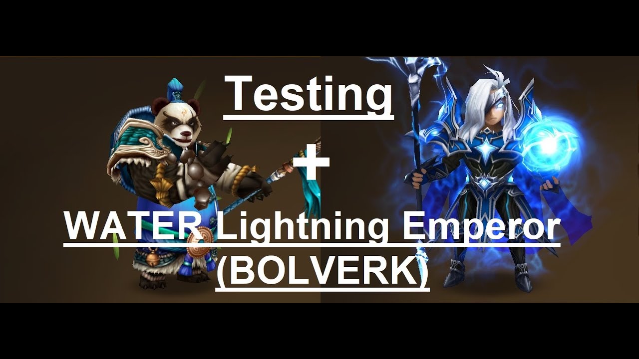 Summoners War - Testing WATER Lightning Emperor (BOLVERK)