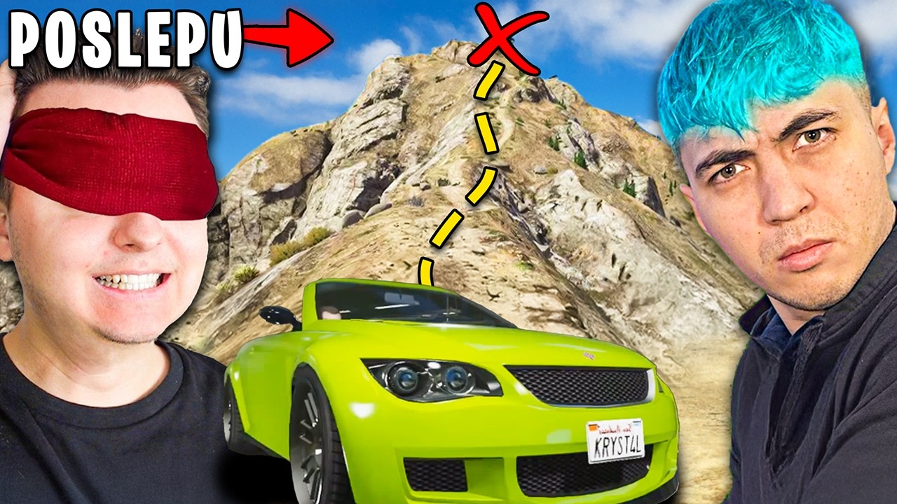 Dokážu Vyjet Poslepu Mount Chiliad v GTA Online s @Cuky2222 ?