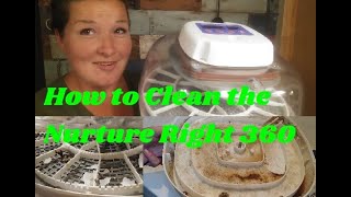Cleaning the Nurture Right 360 Incubator