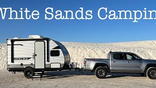 White Sands in New Camper