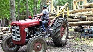 Logging Upgrade! Tractor Boom Pole- Ep39- Outsider Log Cabin