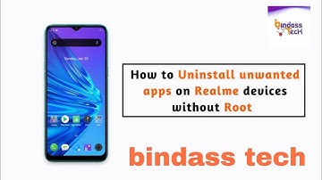 How to uninstall realme system application without root | remove unwanted bloatware |