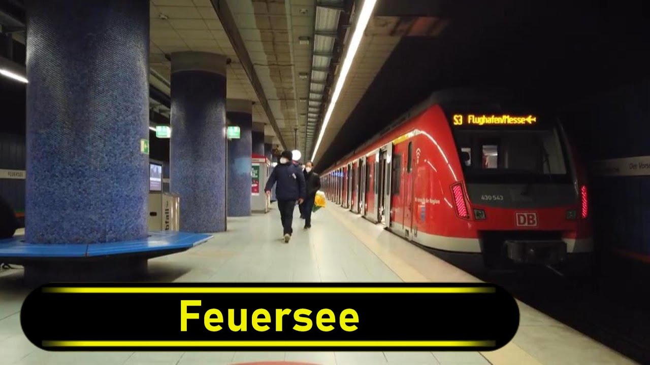 S-Bahn Station Feuersee - Stuttgart ?? - Walkthrough ? - YouTube