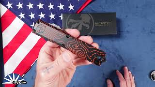 Microtech Ultratech Gen 4, Rare Your Moms House Secret Cerakote, Show Side 11214-1TPBKORCS