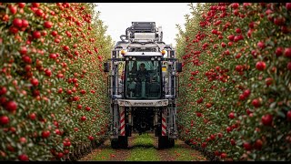 How farmers harvest and make apple juice | Factory processing