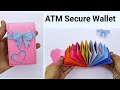 How To Make Handmade ATM Secure wallet || By Paper ATM Secure Wallet || paper craft idea art ideas