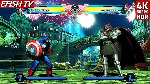 Captain America vs Doctor Doom (Hardest AI) - Ultimate Marvel vs Capcom 3 | PS5 4K 60FPS