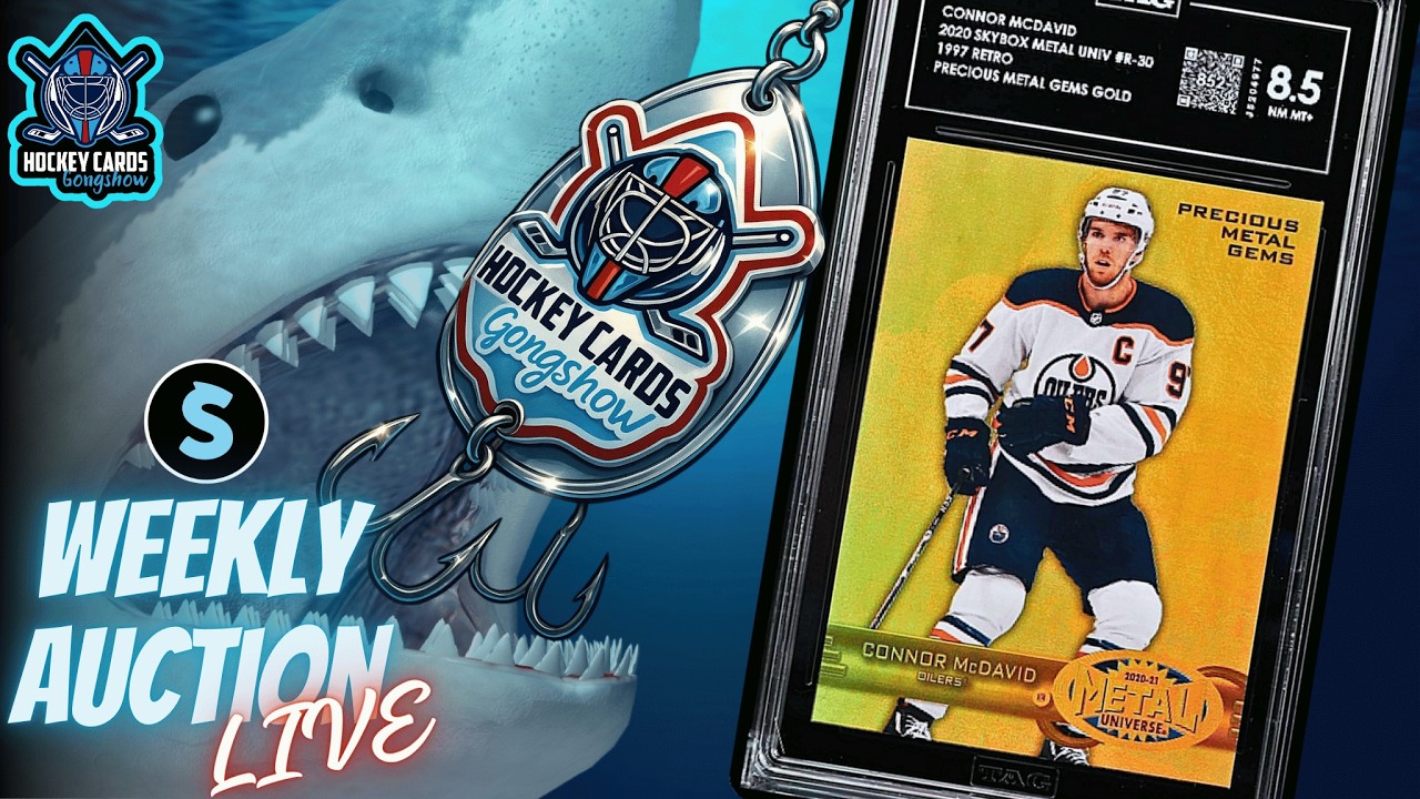 Massive Connor McDavid Hobby Grail - PMG Gold 1/1  Ends Tonight! | Slab Sharks Weekly LIVE