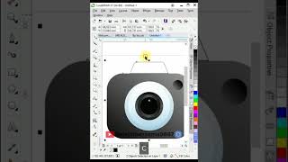 camera flat icon design #flaticon #coreldraw #coreldrawtutorial #desaingrafis