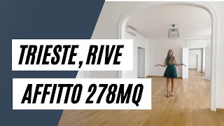 Trieste - Affitto 278mq RIVE fronte mare 2500€/mese Piazza Tra I Rivi Trieste