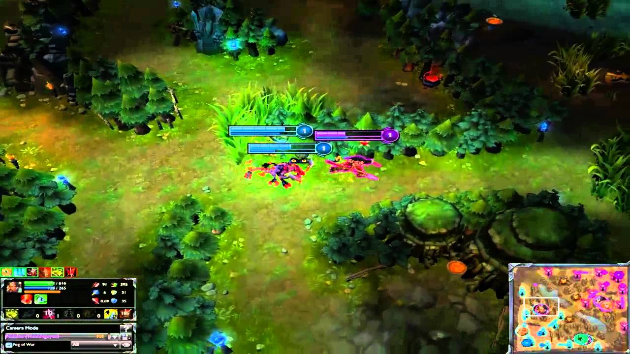 League of Legends - Diamond League Lv1 Nidalee Play