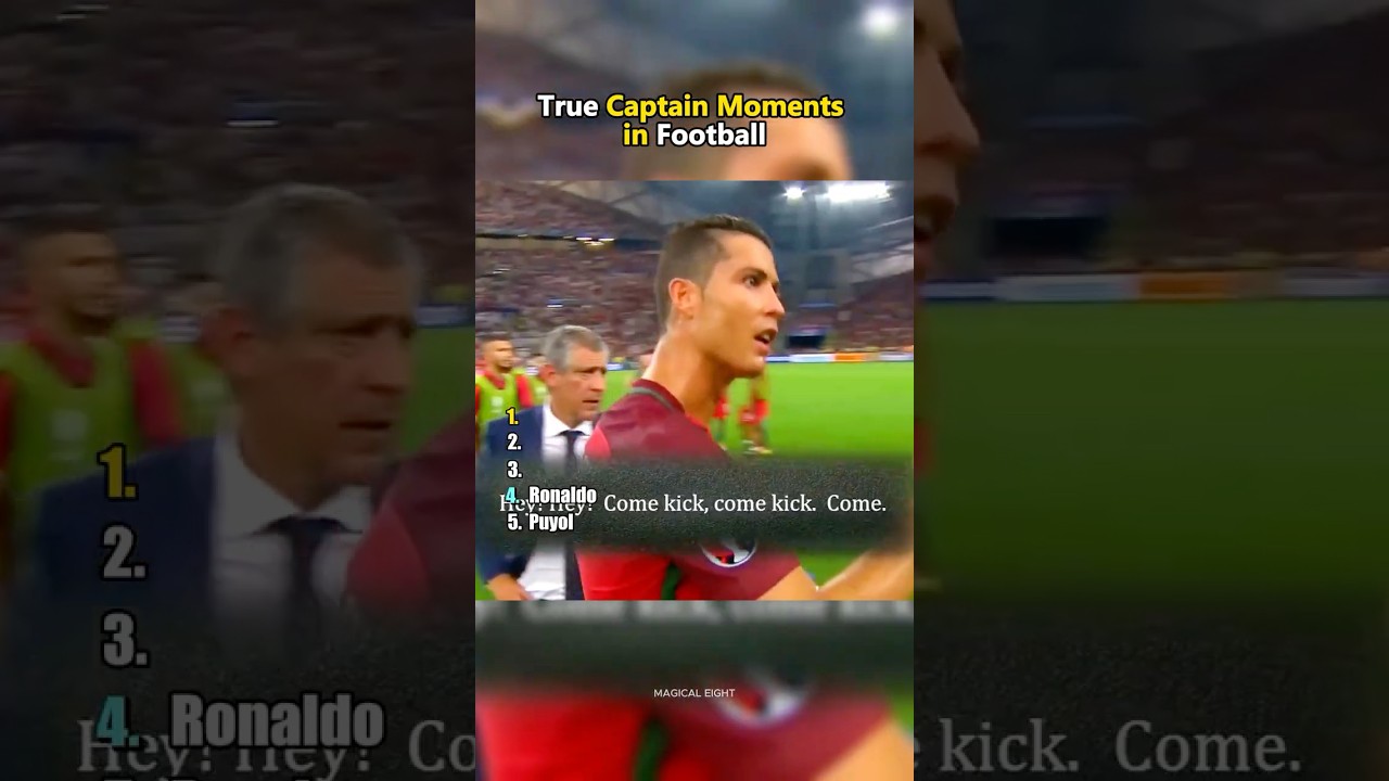 True Captain Moments in Football