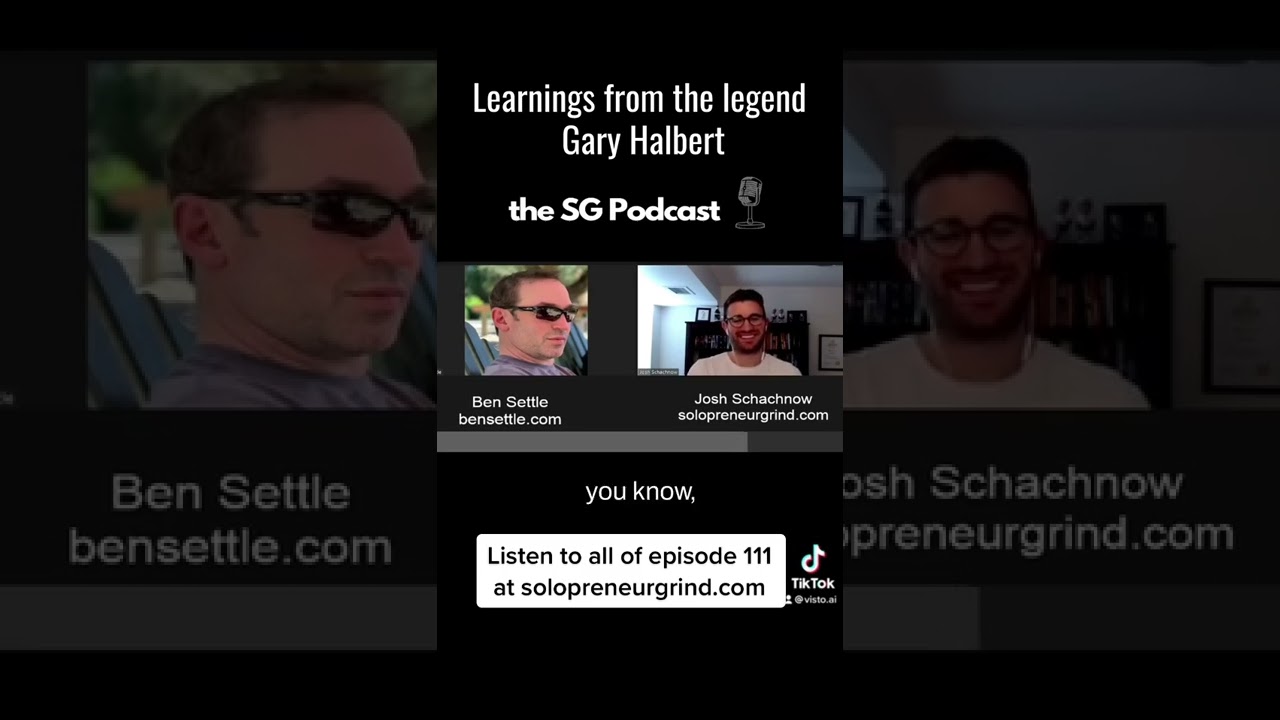 More of Ben Settle's lessons from Gary Halbert