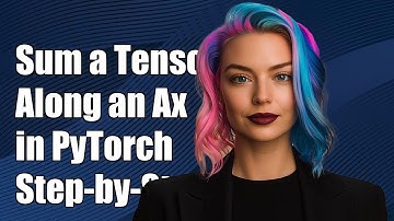 How to Sum a Tensor Along an Axis in PyTorch: A Step-by-Step Guide