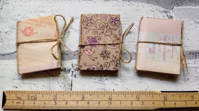 12 PCS Mini Vintage Print Envelopes