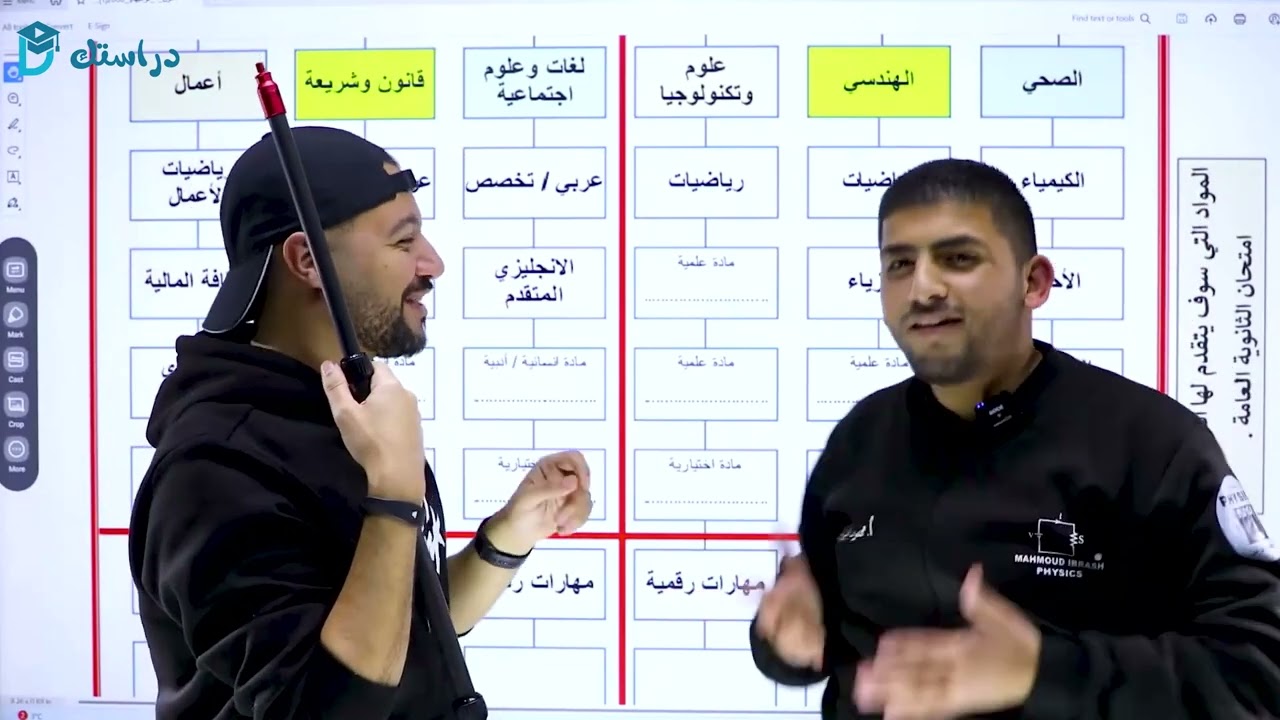 كيف أختار الحقل والمواد الاختيارية ؟؟ || مهم جدًّا لكل طالب 2008 || د. محمد محروس | أ. محمود إبراش