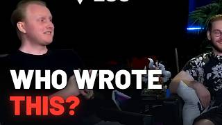 who wrote this shit for the lcs broadcast