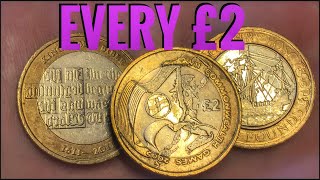 EVERY £2 Coin to Collect! - Complete Collection (UK Circulation)
