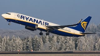 Landing at Frankfurt Hahn Airport from Gran Canaria