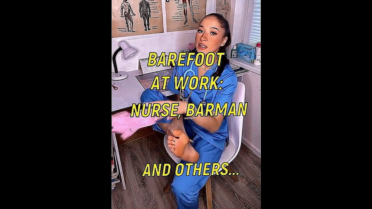 БОСИКОМ НА РАБОТЕ! #босиком #босоногийжизнь #ноги