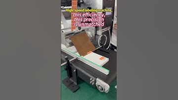 High-speed labeling machine, this efficiency, this precision is unmatched #labeling #factory #box