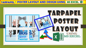 PAANO GUMAWA NG TARPAPEL POSTER LAYOUT GAMIT ANG MS EXCEL II QUICK AND EASY TUTOARIAL II MS EXCEL