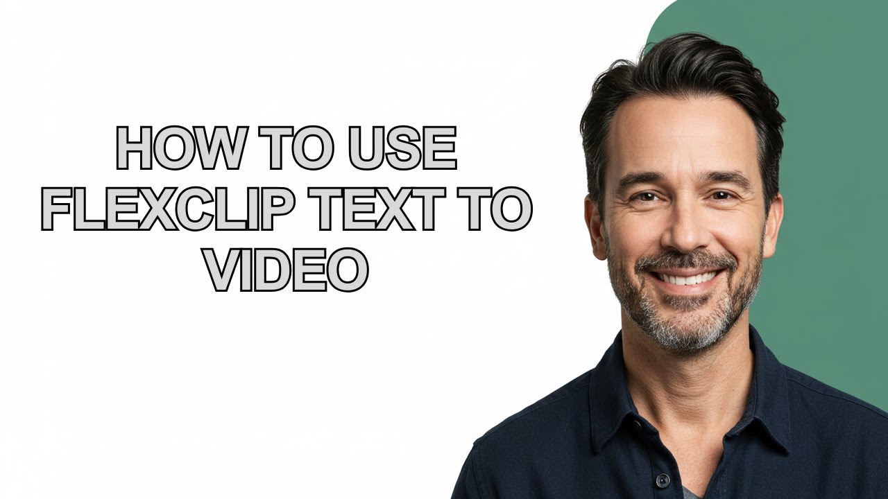 ⁣How To Use Flexclip Text To Video